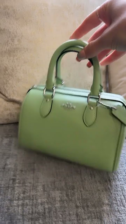 Unboxing Coach Mini Nolita Bag Charm Signature Chambray/ Is this Practical?  You might be surprised!! 