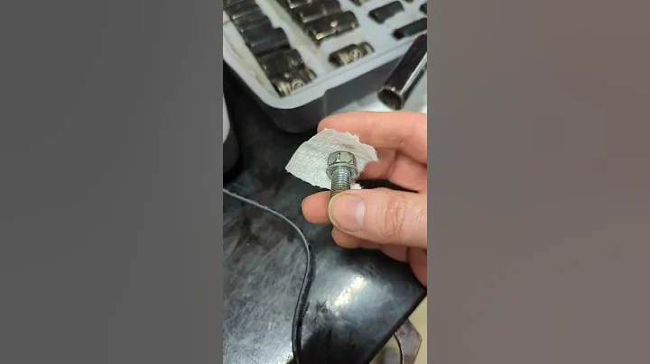 Quick tip for installing bolts in hard to reach places.