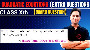 Find the roots of the quadratic equation root 2 x^2 + 7x + 5 root 2 = 0.