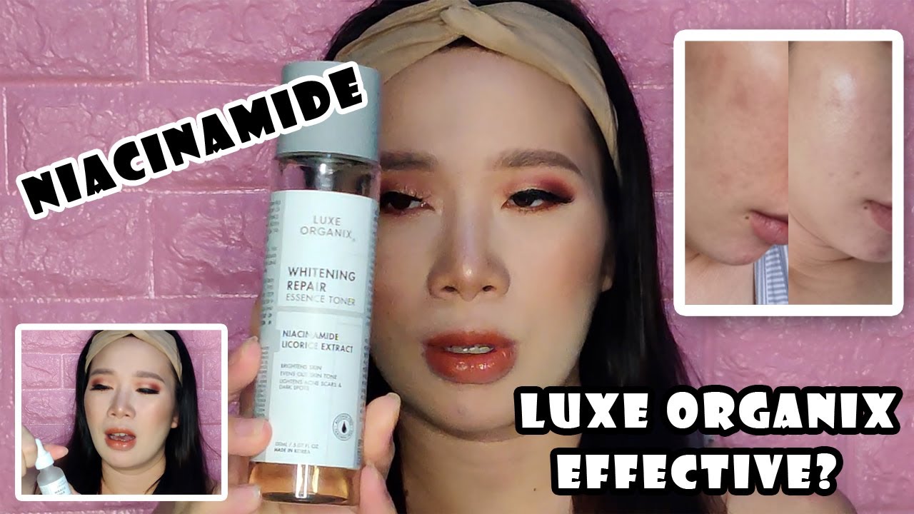 LUXE ORGANIX WHITENING REPAIR ESSENCE TONER AND MIRACLE REPAIR SERUM/ REVIEW 2WKS USE!