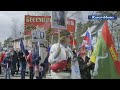 Посёлок Песочный отметил день Победы праздничным шествием и торжественно-траурным митингом