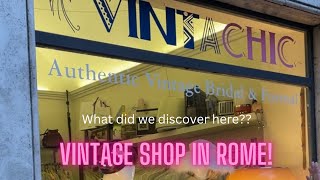 Vintage Shopping Rome | Wedding Dresses | Gowns