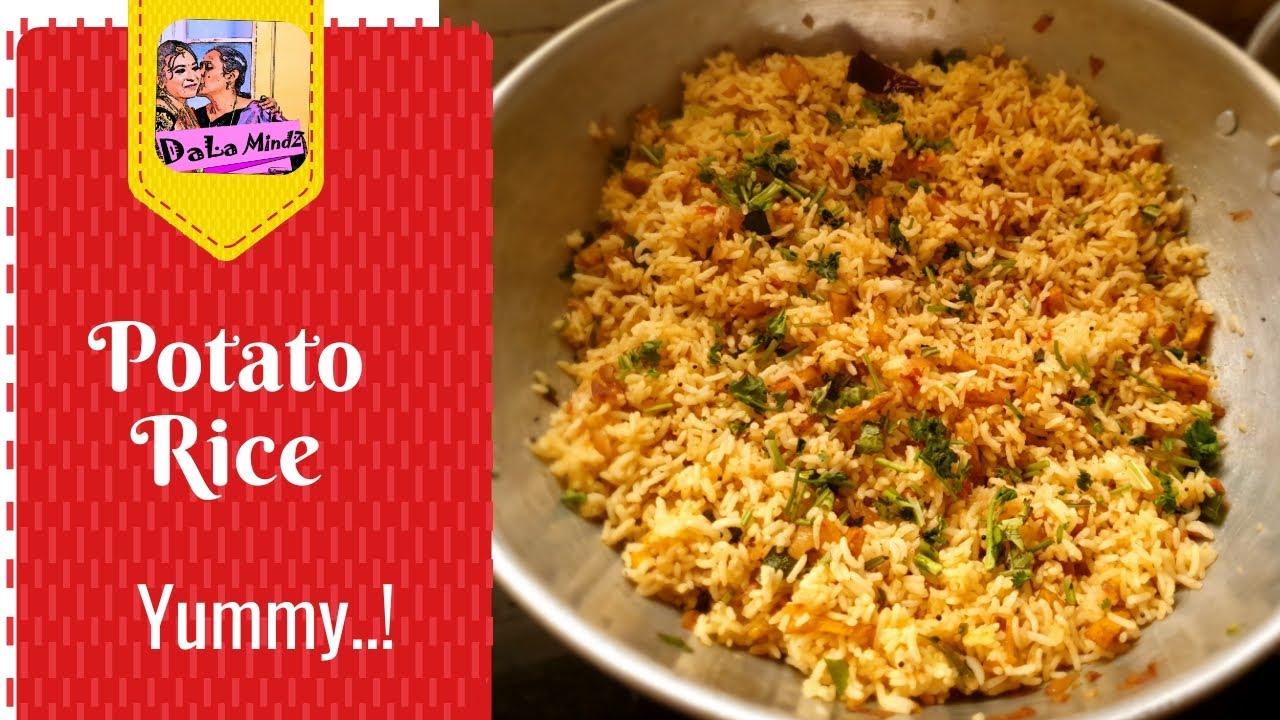 Yummy Fried Potato Rice/உருளைக்கிழங்கு சாதம்/Potato Rice in Tamil YouTube
