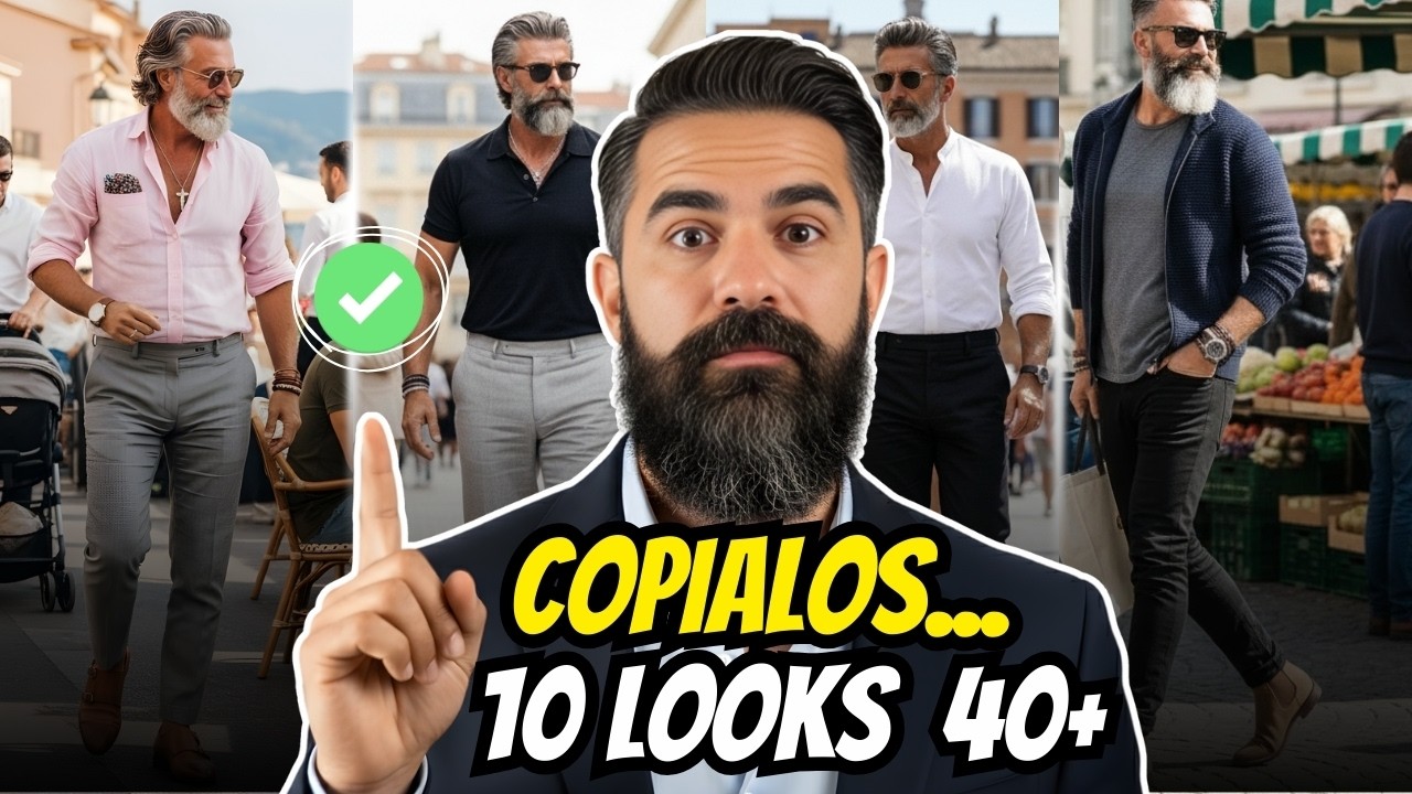 Todo Hombre de 40+ Debería Tener Estos 10 Outfits | Guía Completa 2026