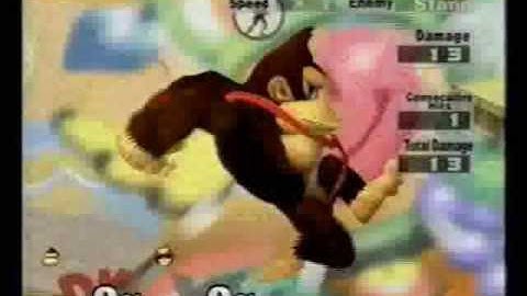 Changes from 64 to Melee Donkey Kong