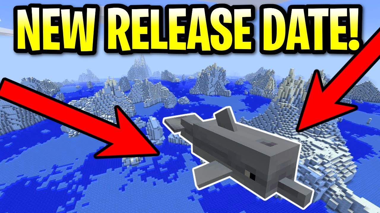 Minecraft Update Aquatic 1 13 New Release Date Pe Xbox Ps4 Switch Youtube