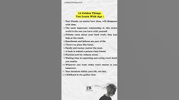 12 Golden Rules of Life You Only Learn With Age #lifelessons #quotes #trending #shorts