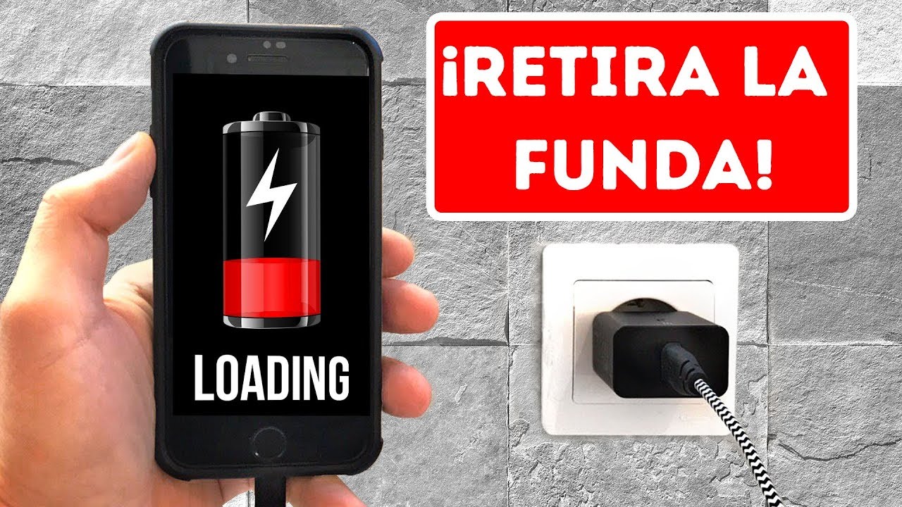 No cargues tu teléfono en su estuche, te diré por qué