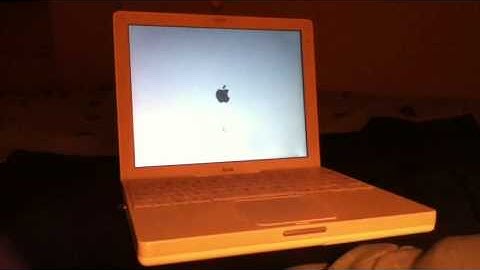 iBook g3 Boot Up - Mac OSX Tiger 10.4.11