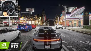 2022 Porsche 911 GT3 Night Driving Los Angeles - GTA 5 ULTRA Realistic Graphics Gameplay