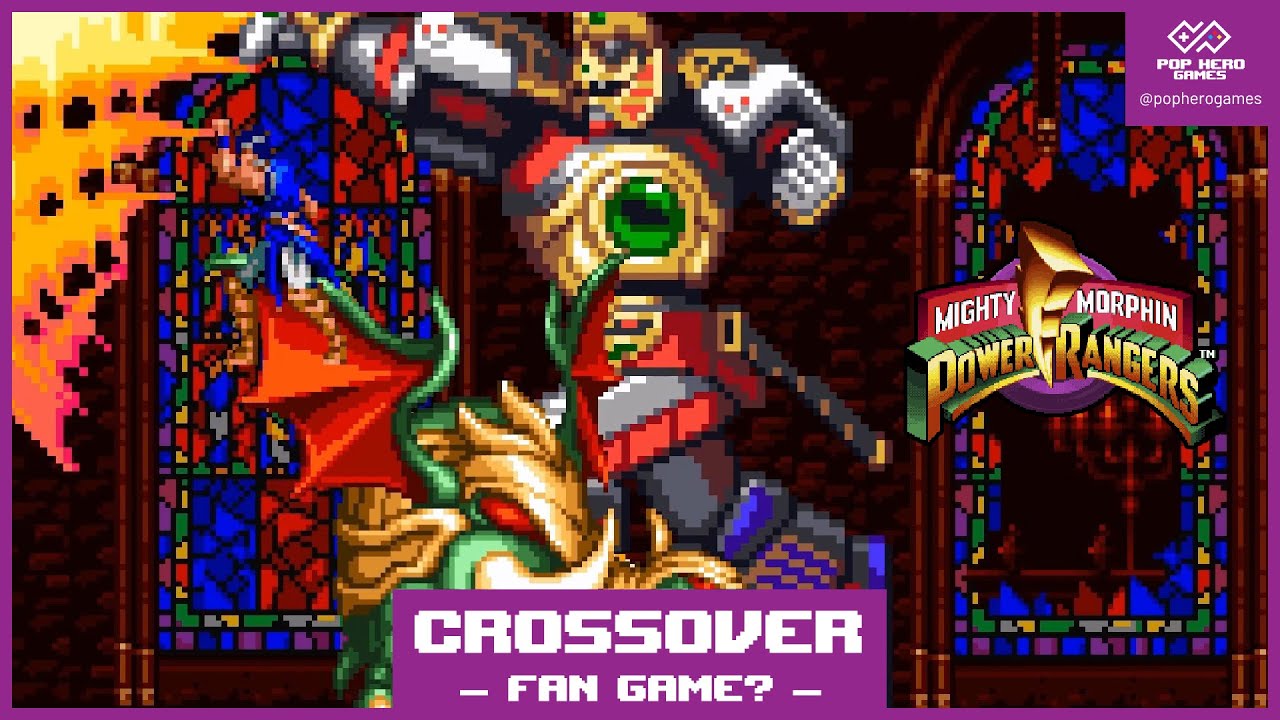 A fan-made crossover game featuring the Power Rangers?