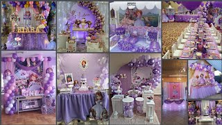 Amazing 😍 princess Sofia decorations ideas at different place/gorgeous and trending Sofia themes😊❤️💕