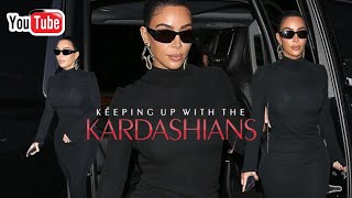 Kim Kardashian Goes Out To Dinner With Her Mom Kris Jenner