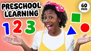 Learn Shapes & Numbers – Color Songs & Counting for Preschoolers | BB & Friends | Toddler Videos