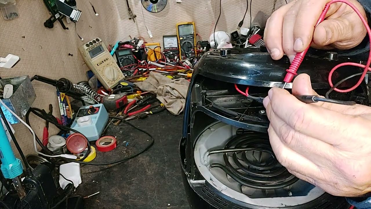 إصلاح قلاية هوائية بطريقة سهلة  réparation friteuse Air