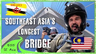 Southeast Asia’s Longest Bridge is STUNNING | 19 Miles of Bliss in Brunei 🇧🇳 [SE E55]