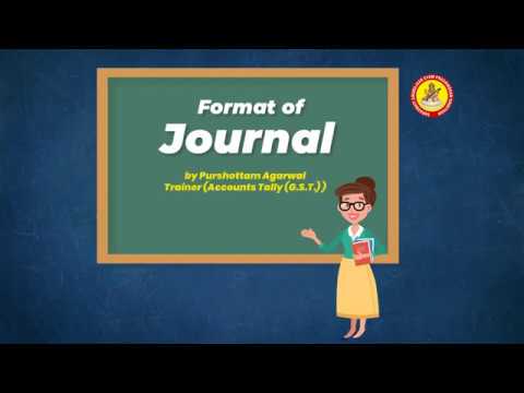 Format of Journal - YouTube