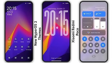 3 New HyperOS 2 control centre Themes for Xiaomi,Redmi,Poco | 3 Best HyperOS 2 Themes