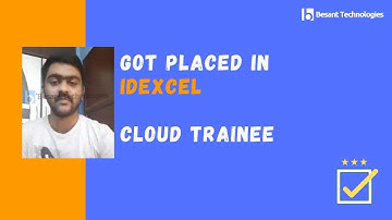 Besant Technologies BTM Reviews | SAI 2019 BE Graduate Got Placed in IDEXCEL 3.5Lac | Success story