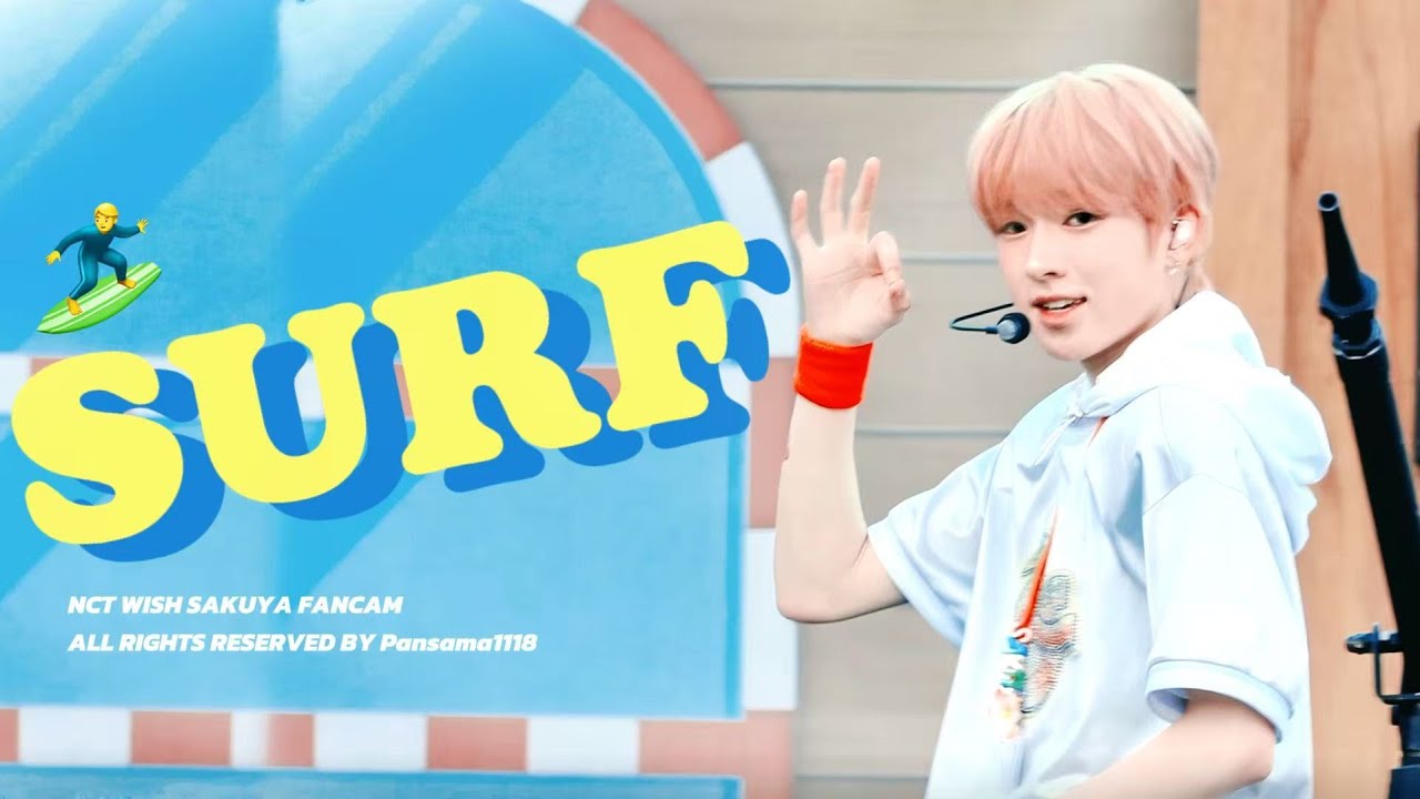 [4K] 250816 NCT WISH 사쿠야 SAKUYA - Surf @캐리비안베이 Summer Stage 직캠Fancam