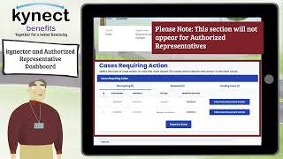 Using the kynector and Authorized Representative Dashboard in kynect
