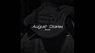 Dharia - August Diaries ( slowed + reverb ) Resimi