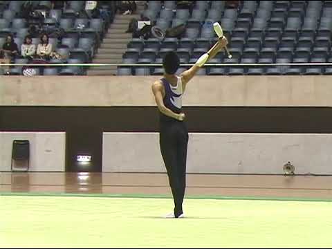 男子新体操 2004代々木ジャパン【クラブ 大坪政幸】 - YouTube