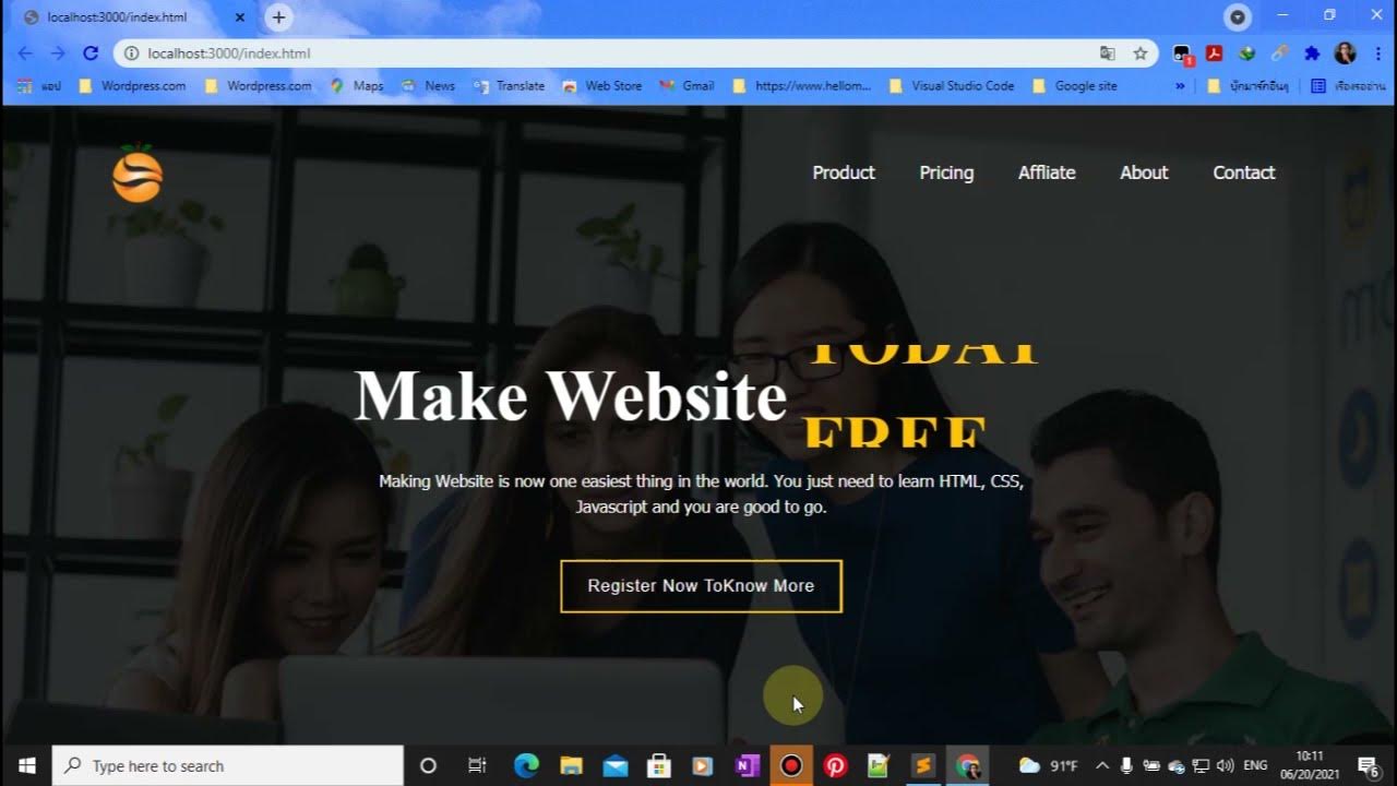 How To Make A Website With Sliding Text Using HTML And CSS Step By Step ...