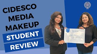 CIDESCO Media Makeup Student’s Review #cidesco #makeup #hairstyle #draping #makeupcourses #beauty