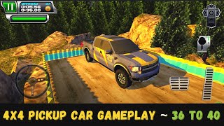 Best 4x4 Pickup Vehicle 9beta Cross Country Trial‪s Offroad Hill Racing Mission #36 to #40 Gameplay screenshot 2