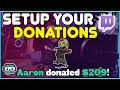 How to setup twitch donations on a phone & PC (update)