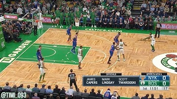Brad Stevens & Boston Celtics offense against New York Knicks