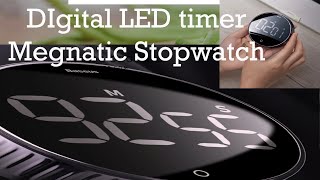 DIgital LED timer Megnatic Countdown Alarm  Clock Timer For Cooking Shower Study Stopwatch