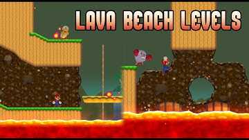 (2023) NSMBW Custom Level(s): 2 Custom Lava Beach Levels