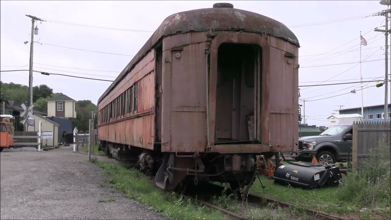 Once abandoned passenger car moved to Melville - Portsmouth, RI - 9/2025
