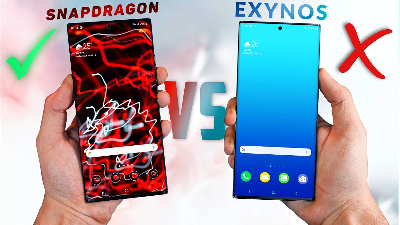 Samsung Galaxy Note 20 Ultra - Snapdragon vs Exynos - SPEED TEST!  *SHOCKING* - YouTube