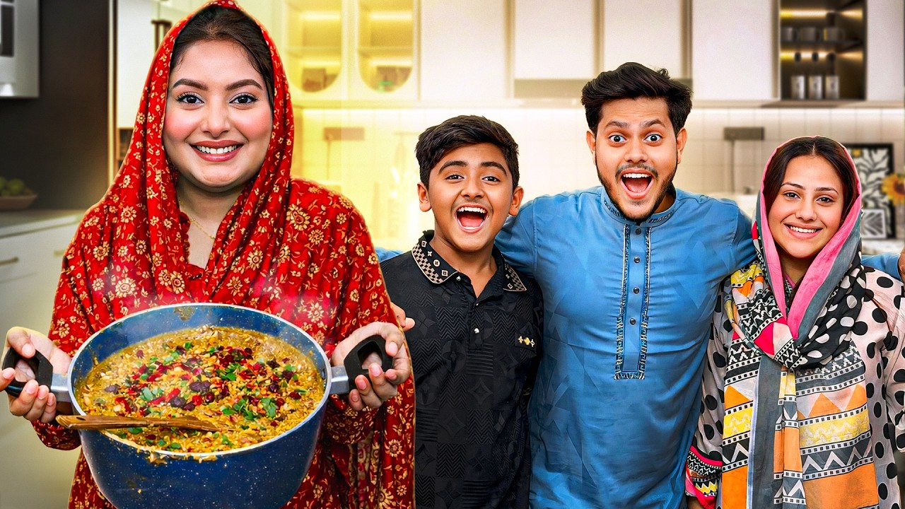 অন্তরা ইফতারি তে সবার জন্য হালিম বানালো | Ontora Made Halim for Everyone | Rakib Hossain