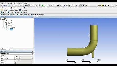 Example 1 :- fluid flow through mixing chamber