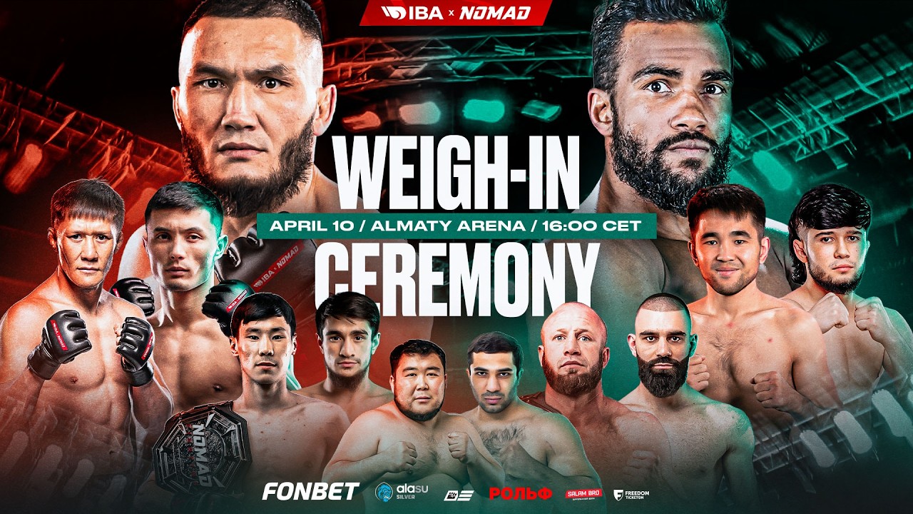 Weigh-In | IBA NOMAD 14 | April 10, 2026 | Kazakhstan, Almaty - YouTube