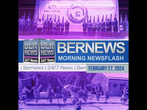 Bermuda Newsflash For Tuesday, February 27, 2024