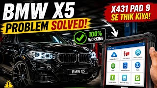 BMW X5 F15 Suspension Problem Solved! 🛠️ Vertical Acceleration Sensor Replacement | X431 Pad 9