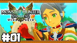 Monster Hunter Stories 2 Wings of Ruin Part 1 MY OWN MONSTIE Gameplay Walkthrough  #MHStories2