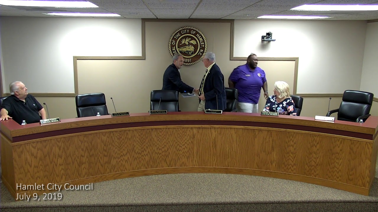 Hamlet City Council 070919 YouTube