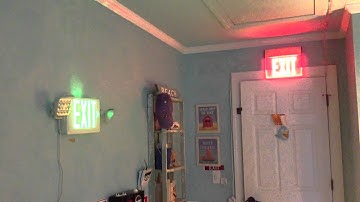 Exit sign and emergency light updates
