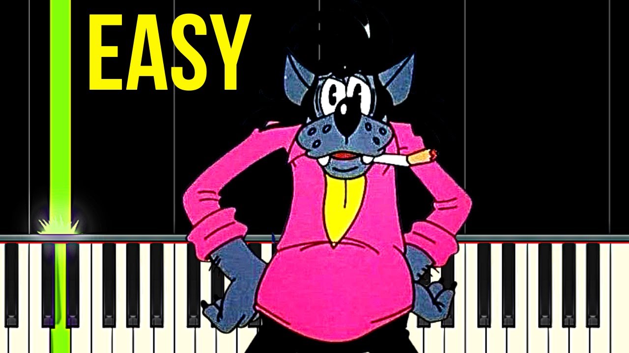 Nu pogodi (Ну погоди) Easy Piano Tutorial For Beginners - Learn to play Piano and keyboard