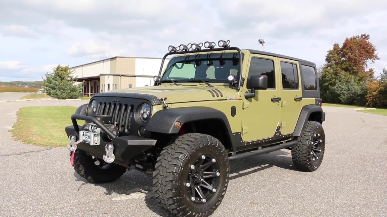 $24,995~2013 Jeep Wrangler  HEMI Custom by COP~OVER THE TOP & NO  EXPENCE SPAIRED! - YouTube