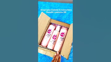 Sunsilk Luminous 100 🩷 Shampoo, Balsamo e Siero 🩷 #sunsilk #cosmopolitan #tester #hairroutine