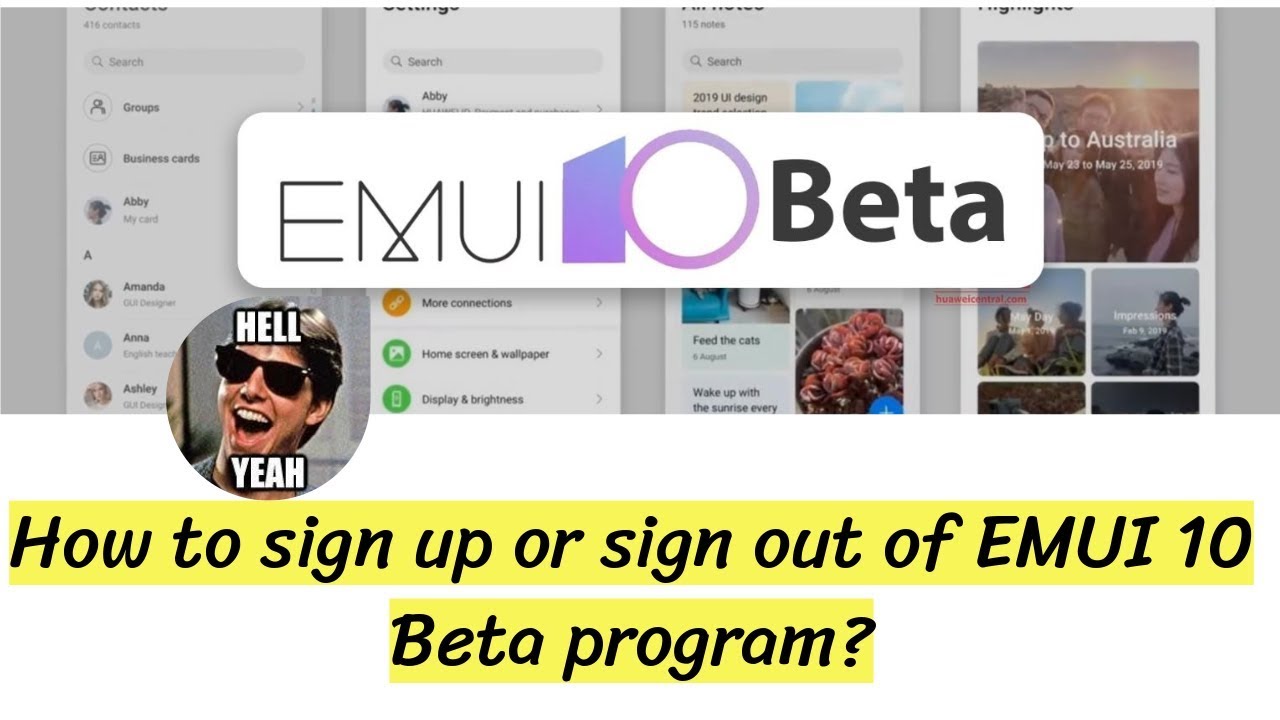 How To Sign Up Or Sign Out Of EMUI 10 Beta Program?
