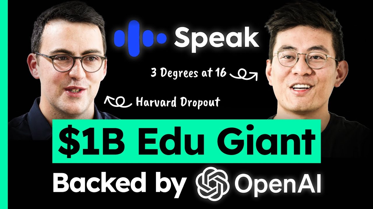 $1Billion Edu Giant backed by OpenAI | Speak