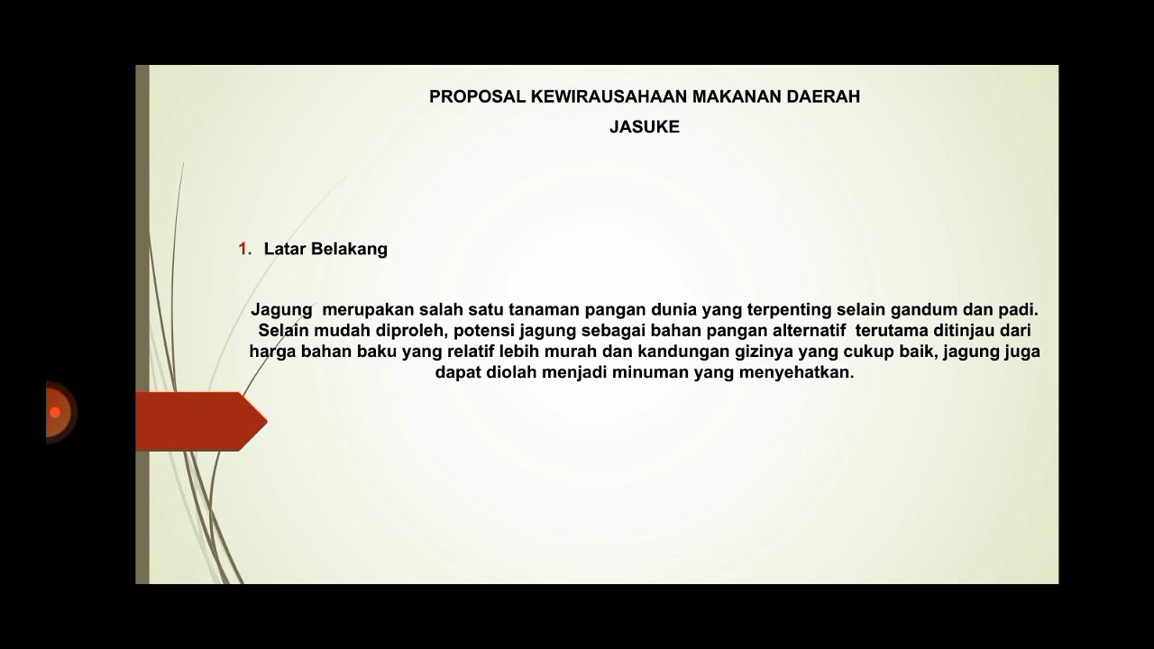 proposal kewirausahaan Makanan daerah Jawa barat "JASUKE" 